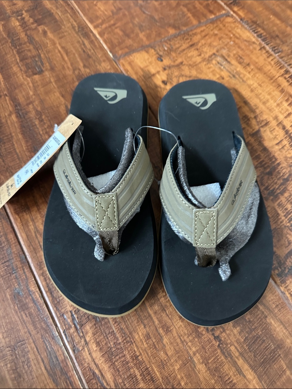 Quiksilver Boys' Monkey Wrench Flip Flop Sandals Size 4